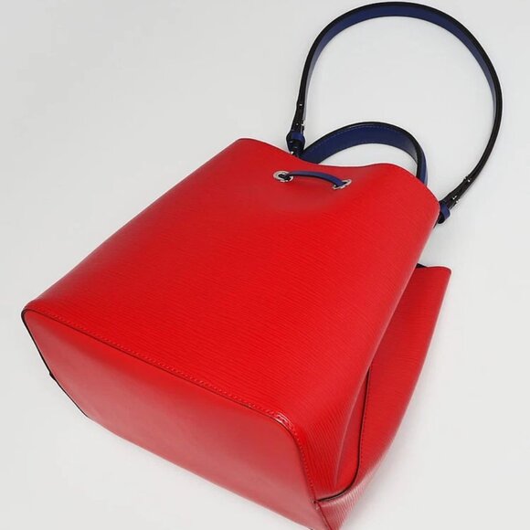 Louis Vuitton Coquelicot/Blue Epi Leather NeoNoe Bag - Picture 3 of 12